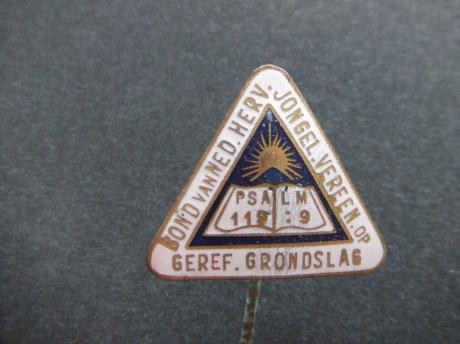 Bond van Jongelingsverenigingen op Gereformeerde Grondslag psalm 119 vers 9